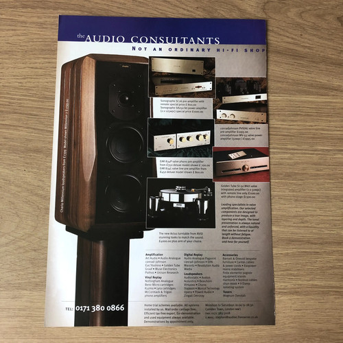 Hifis55 magazine advert 11x8 - magazine,